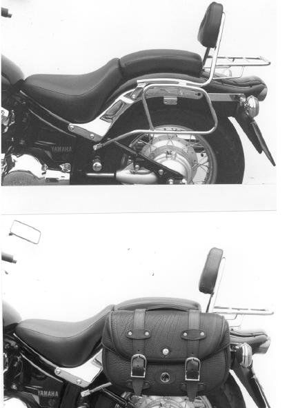 Hepco&Becker Tassendragers standaard chroom voor Yamaha XVS650