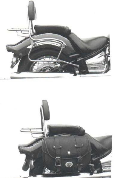 Hepco&Becker Tassendragers standaard chroom voor Yamaha XVS1100