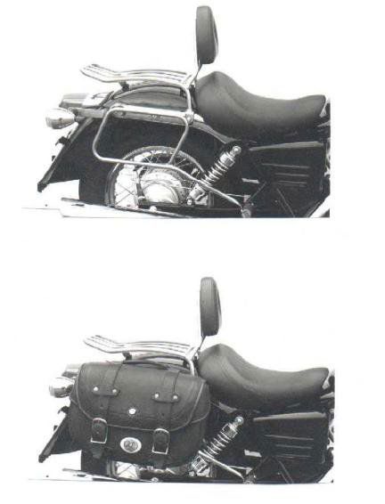 Hepco&Becker Tassendragers standaard chroom voor Honda VT125
