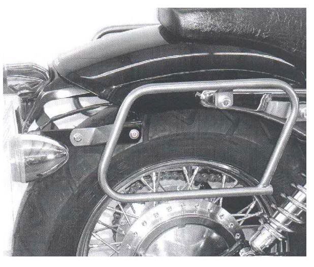 Hepco&Becker Tassendragers standaard chroom voor Honda VT750D2 Black Widow