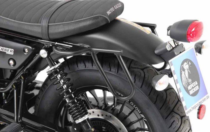 Hepco&Becker Tassendragers Rugged Cutout zwart voor Moto Guzzi V9 Bobber vanaf 2016