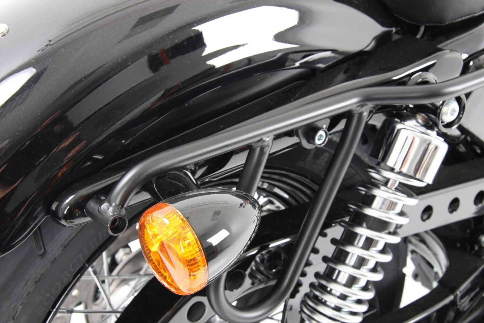 Hepco&Becker Tassendragers Cutout zwart voor diverse Harley Davidson modellen