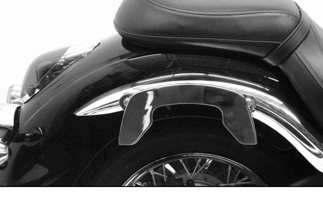 Hepco & Becker C-Bow custom tassendrager set chroom voor Kawasaki VN900 CLASSIC / CUSTOM vanaf 2006