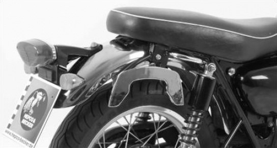 Hepco & Becker C-Bow custom tassendrager set zwart voor Kawasaki W650 / W800