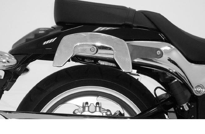 Hepco & Becker C-Bow custom tassendrager set chroom voor Suzuki M1500R Intruder vanaf 2009