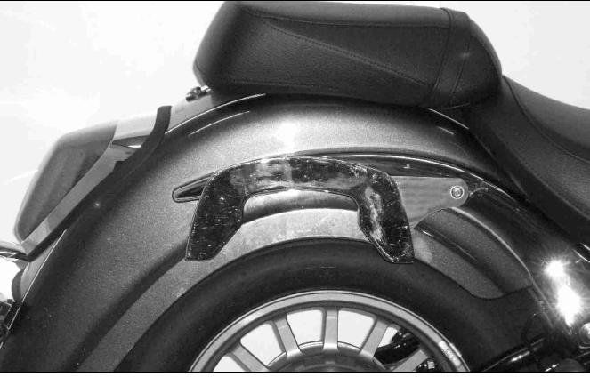Hepco & Becker C-Bow custom tassendrager set chroom voor Suzuki C800/ VL800LC Intruder