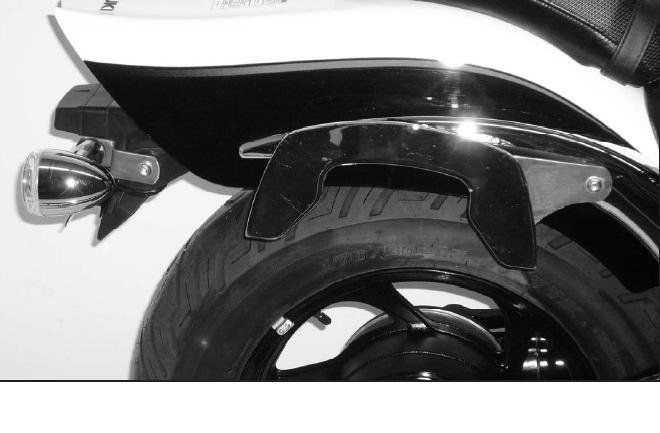Hepco & Becker C-Bow custom tassendrager set chroom voor Suzuki M800 Intruder vanaf 2005 tot 2009