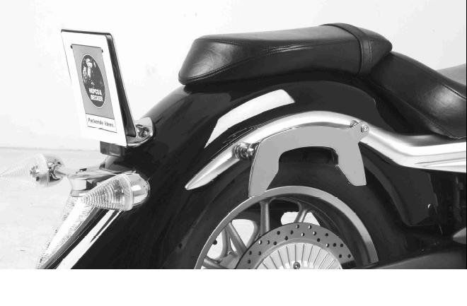 Hepco & Becker C-Bow custom tassendrager set chroom voor Yamaha XV1900 Midnight Star