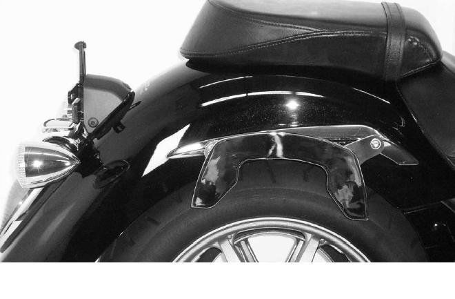Hepco & Becker C-Bow custom tassendrager set chroom voor Yamaha XVS1300 Midnight Star