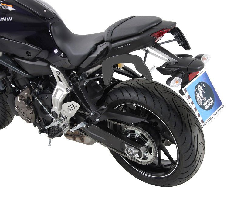 Hepco & Becker C-Bow tassendrager set zwart voor Yamaha MT-07 vanaf 2014 tot 2017