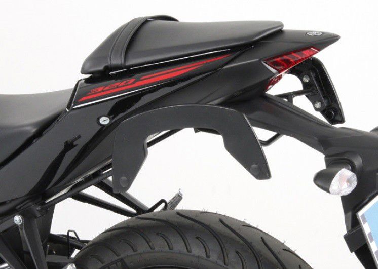 Hepco & Becker C-Bow tassendrager set zwart voor Yamaha YZF-R3 vanaf 2015 tot 2018