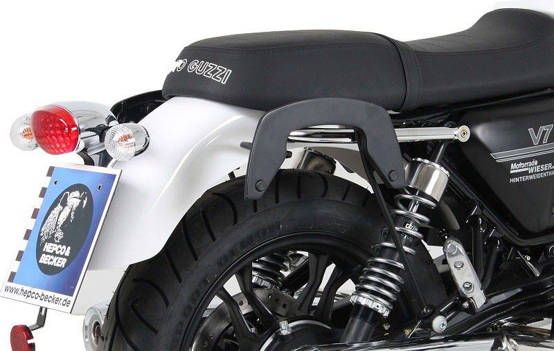Hepco & Becker C-Bow tassendrager set zwart voor Moto Guzzi V7 Classic/Special vanaf 2008 tot 2014