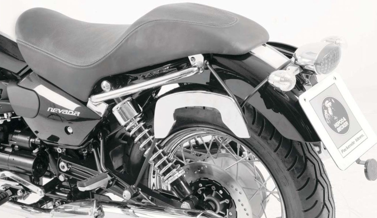 Hepco & Becker C-Bow custom tassendrager set chroom voor Moto Guzzi NEVADA 750 Anniversario vanaf 2010