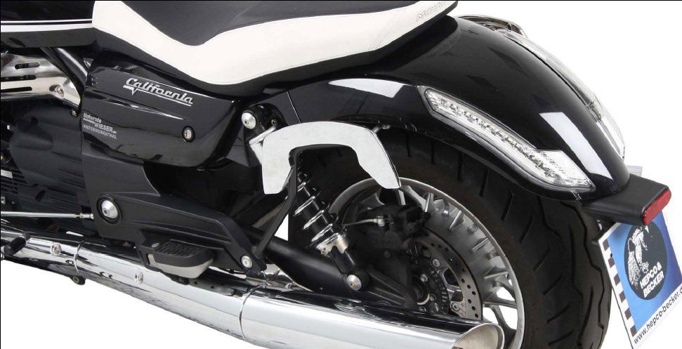 Hepco & Becker C-Bow tassendrager set chroom voor Moto Guzzi California 1400 Custom / Touring vanaf 2014