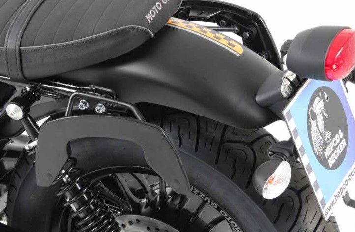Hepco & Becker C-Bow tassendrager set zwart voor Moto Guzzi V9 Bobber vanaf 2016 tot 2020