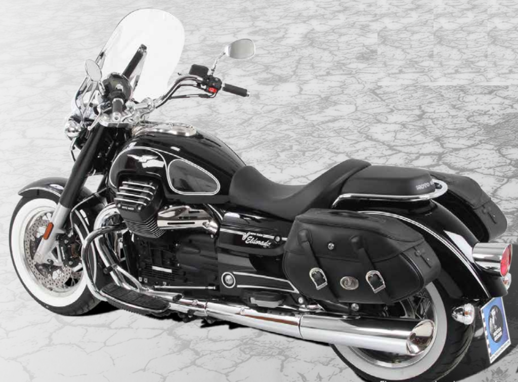 Hepco & Becker C-Bow tassendrager set chroom voor Moto Guzzi Eldorado vanaf 2014 tot 2020