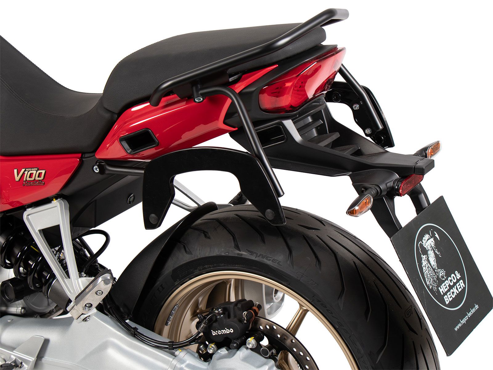 Hepco & Becker C-Bow tassendrager set zwart voor Moto Guzzi V100 Mandello / S vanaf 2022