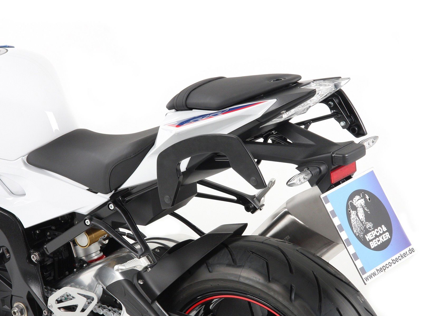 Hepco & Becker C-Bow tassendrager set zwart Lock-it voor BMW S1000RR vanaf 2016 tot 2018