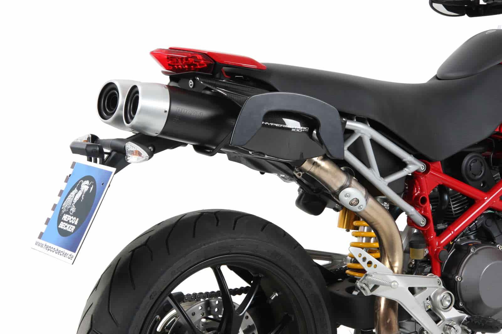 Hepco & Becker C-Bow tassendrager set zwart voor Ducati Hypermotard 796 / 1100 vanaf 2007 tot 2012