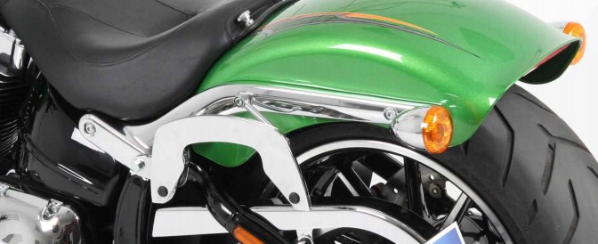 Hepco & Becker C-Bow tassendrager set chroom voor Harley Davidson FSXB Softail Breakout