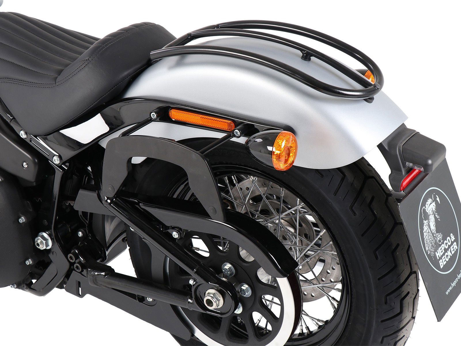 Hepco & Becker C-Bow tassendrager set zwart voor Harley Davidson Softail Street Bob vanaf 2018