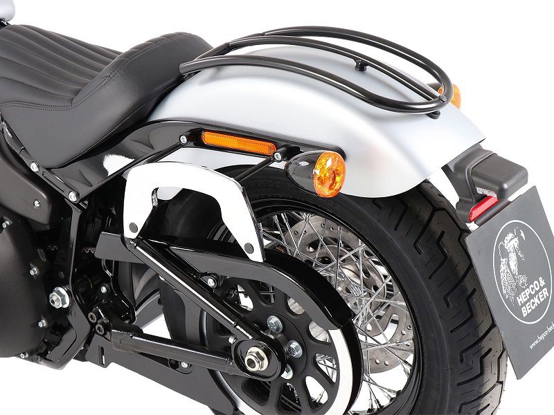 Hepco & Becker C-Bow tassendrager set chroom voor Harley Davidson Softail Street Bob vanaf 2018