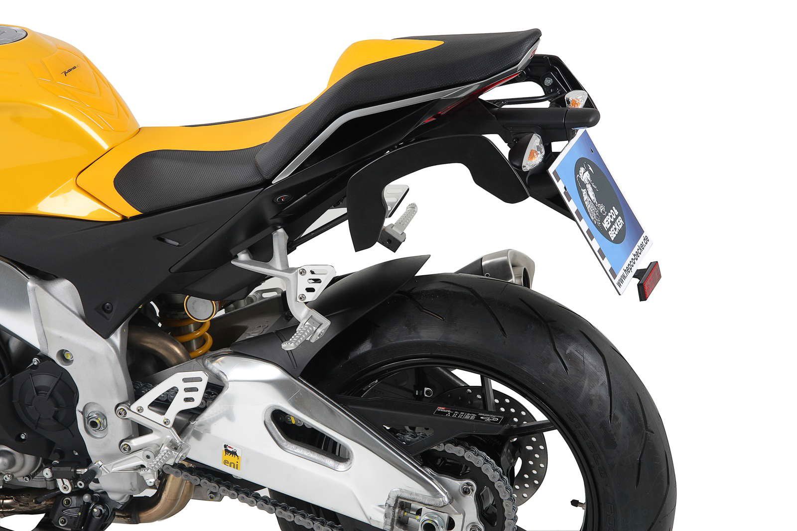 Hepco & Becker C-Bow tassendrager set zwart voor Aprilia TUONO V4R 11-14/ Tuono V4RR vanaf 2015 tot 2020