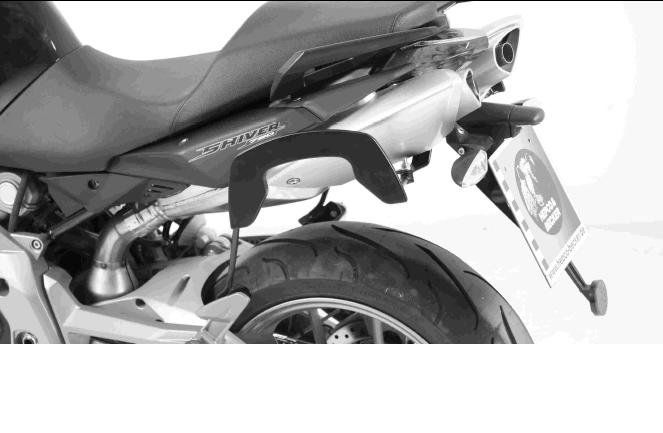 Hepco & Becker C-Bow tassendrager set zwart voor Aprilia SL750 Shiver vanaf 2007 tot 2009 / GT vanaf 2009 tot 2016