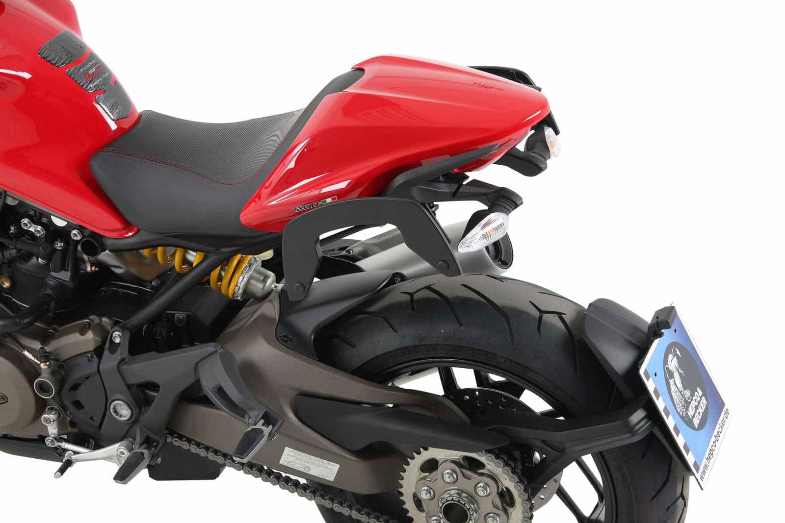 Hepco & Becker C-Bow tassendrager set zwart voor Ducati Monster 1200 / S vanaf 2013 tot 2016