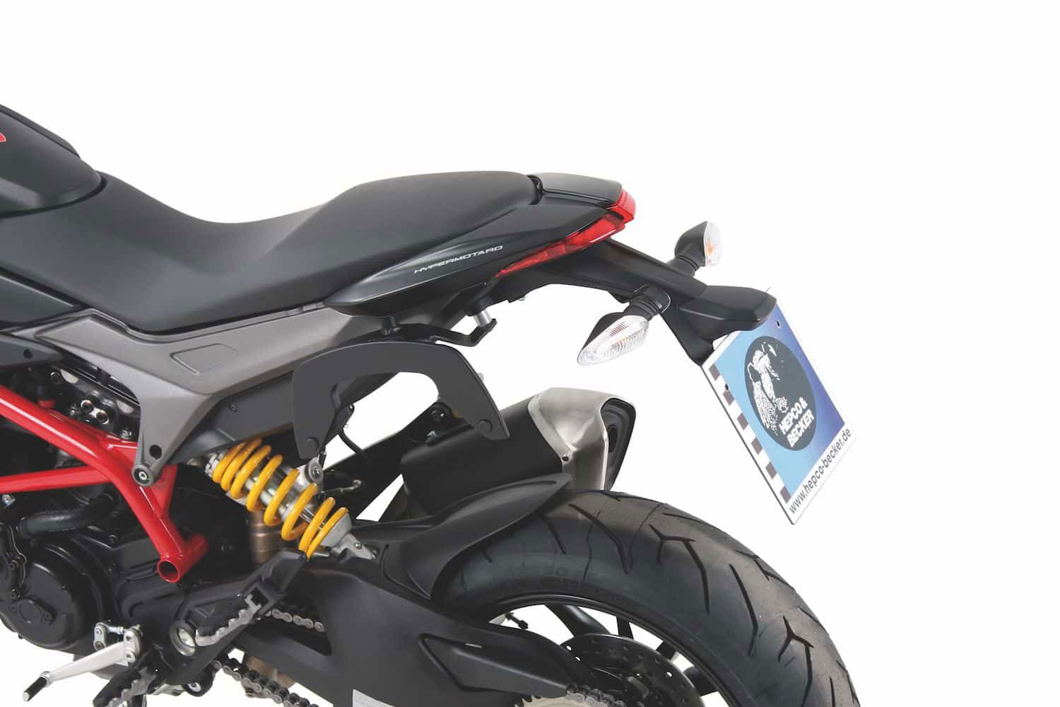 Hepco & Becker C-Bow tassendrager set zwart voor Ducati Hypermotard 821/ SP vanaf 2013 tot 2015