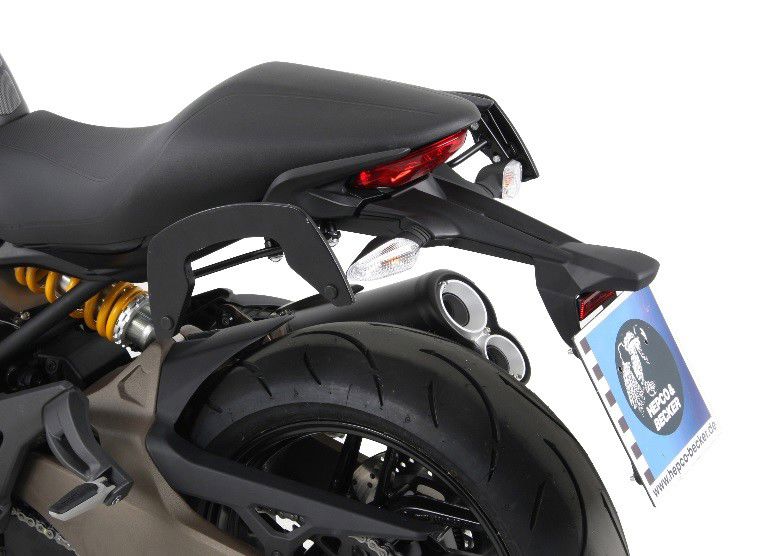 Hepco & Becker C-Bow tassendrager set zwart voor Ducati Monster 821 vanaf 2014 tot 2017