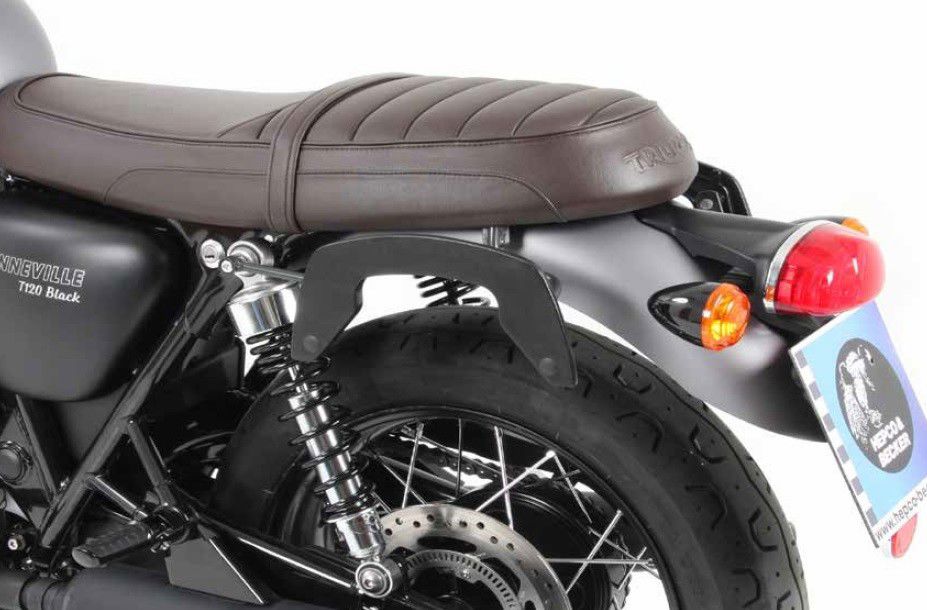 Hepco & Becker C-Bow tassendrager set zwart voor Triumph Bonneville T120 vanaf 2016 tot 2021