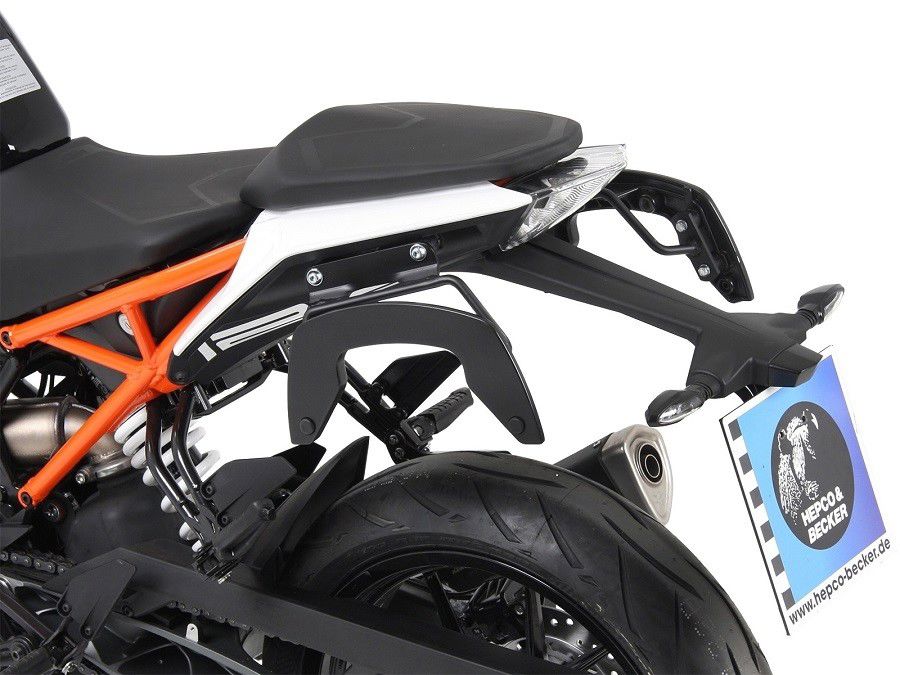 Hepco & Becker C-Bow tassendrager set zwart voor KTM Duke 390 vanaf 2017