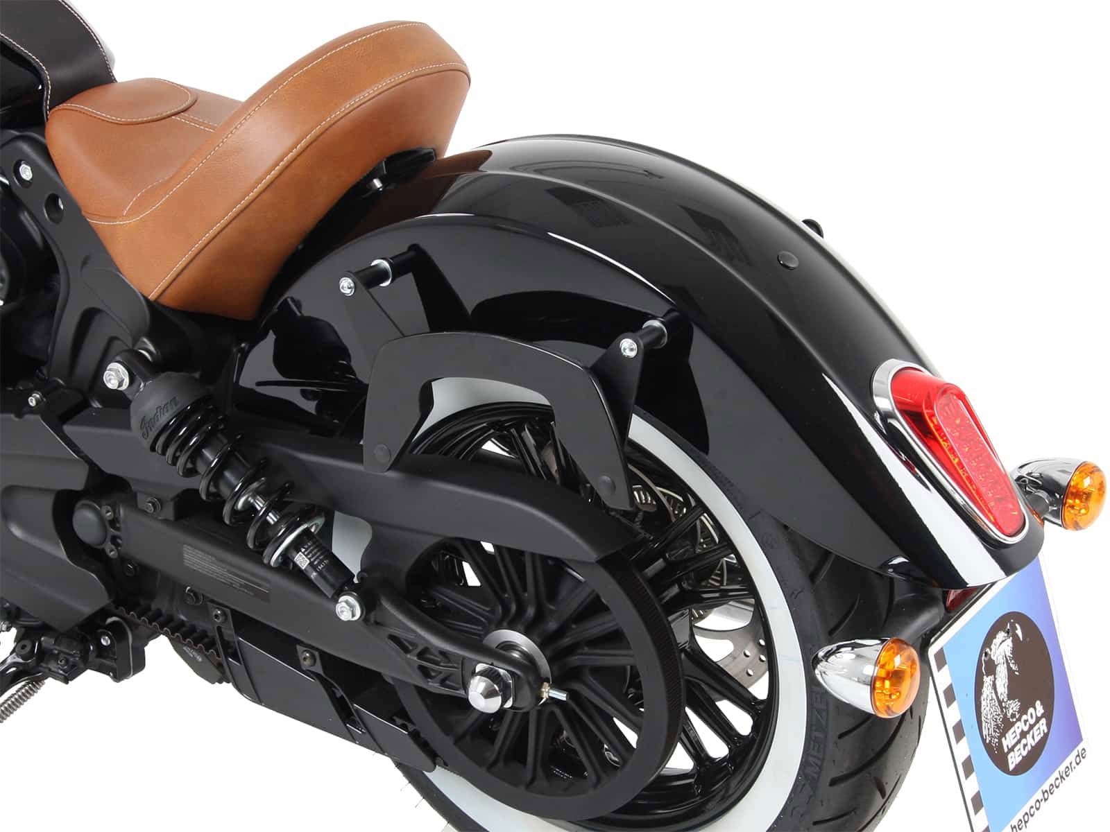Hepco & Becker C-Bow tassendrager set zwart voor Indian Scout / Sixty vanaf 2015