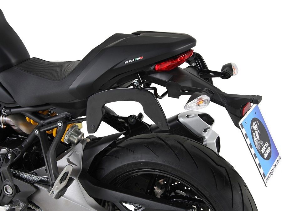 Hepco & Becker C-Bow tassendrager set zwart voor Ducati Monster 821 vanaf 2018 tot 2020