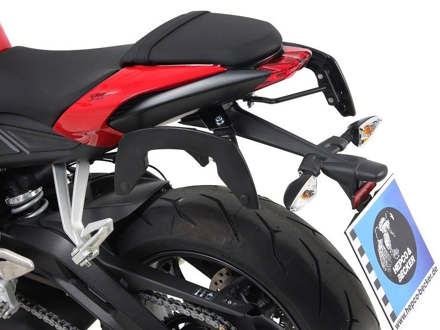 Hepco & Becker C-Bow tassendrager set zwart voor Triumph STREET TRIPLE 765 RS/R/S