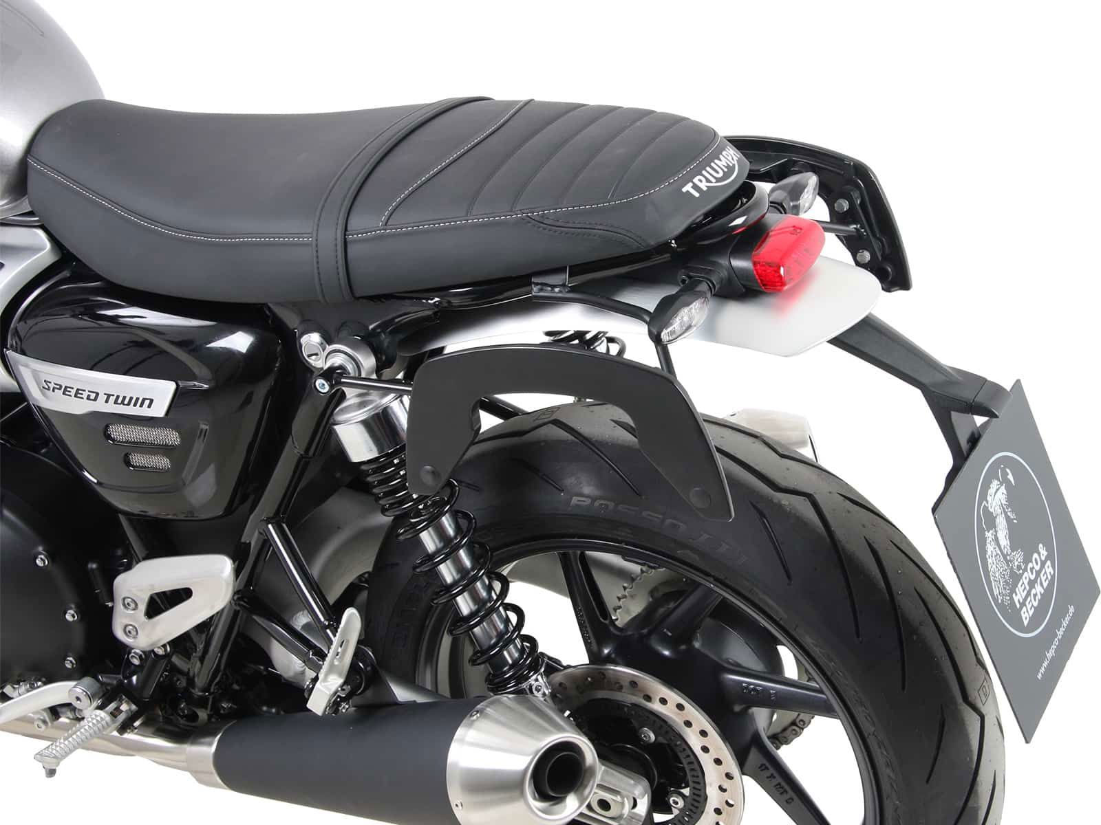 Hepco & Becker C-Bow tassendrager set zwart voor Triumph Speed Twin vanaf 2019 tot 2020