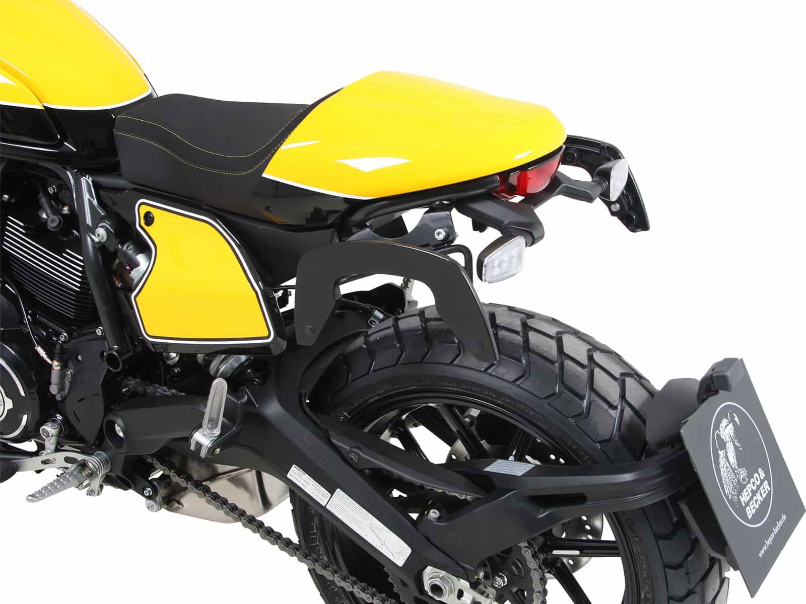 Hepco & Becker C-Bow tassendrager set zwart voor Ducati Scrambler 800 vanaf 2019 tot 2022