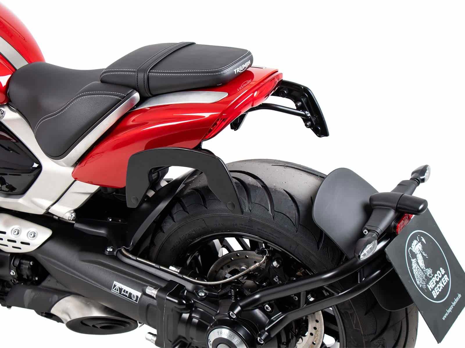 Hepco & Becker C-Bow tassendrager set zwart voor Triumph Rocket 3 R / GT vanaf 2020