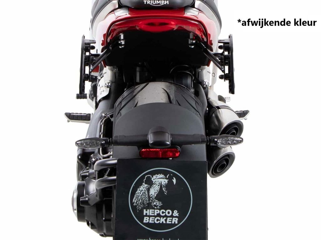 Hepco & Becker C-Bow tassendrager set chroom voor Triumph Rocket 3 R / GT vanaf 2020