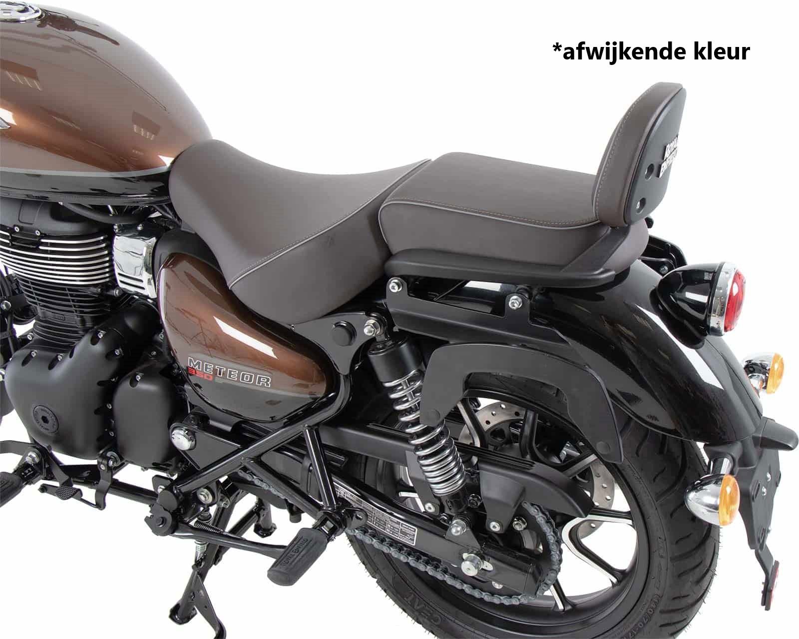 Hepco & Becker C-Bow tassendrager set chroom voor Royal Enfield Meteor 350 vanaf 2021