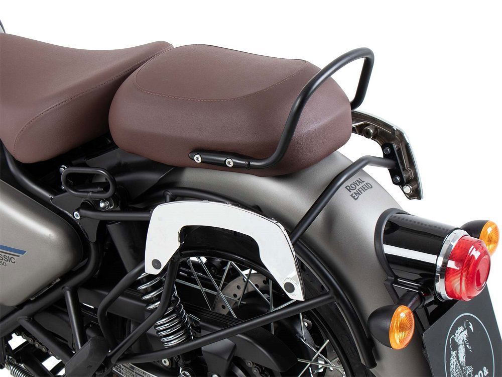 Hepco & Becker C-Bow tassendrager set chroom voor Royal Enfield Classic 350 vanaf 2022