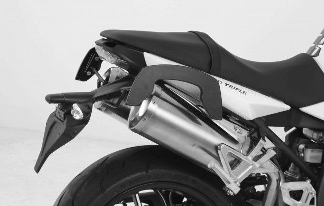 Hepco & Becker C-Bow tassendrager set zwart voor Triumph SPEED TRIPLE 1050 vanaf 2008 tot 2010