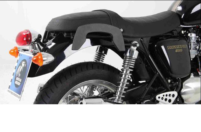 Hepco & Becker C-Bow tassendrager set zwart voor Triumph Thruxton vanaf 2004 tot 2015