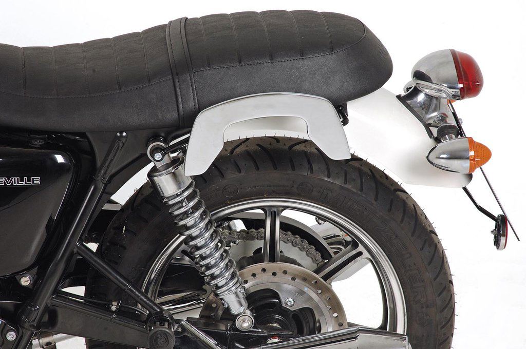 Hepco & Becker C-Bow tassendrager set chroom voor Triumph BONNEVILLE / T100