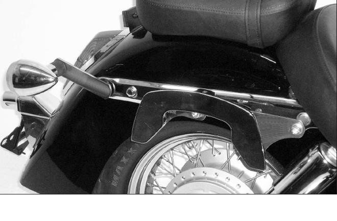 Hepco & Becker C-Bow custom tassendrager set chroom voor Honda VT750 vanaf 2004 tot 2007