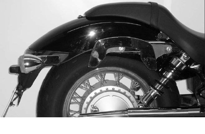 Hepco & Becker C-Bow custom tassendrager set chroom voor Honda VT750DC Shadow Spirit vanaf 2007