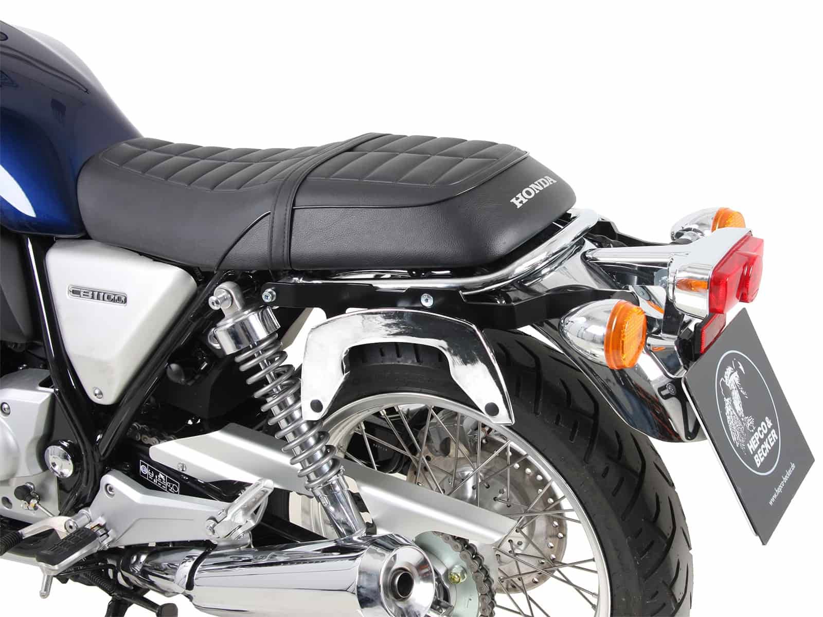 Hepco & Becker C-Bow tassendrager set chroom voor Honda CB1100EX 17-20