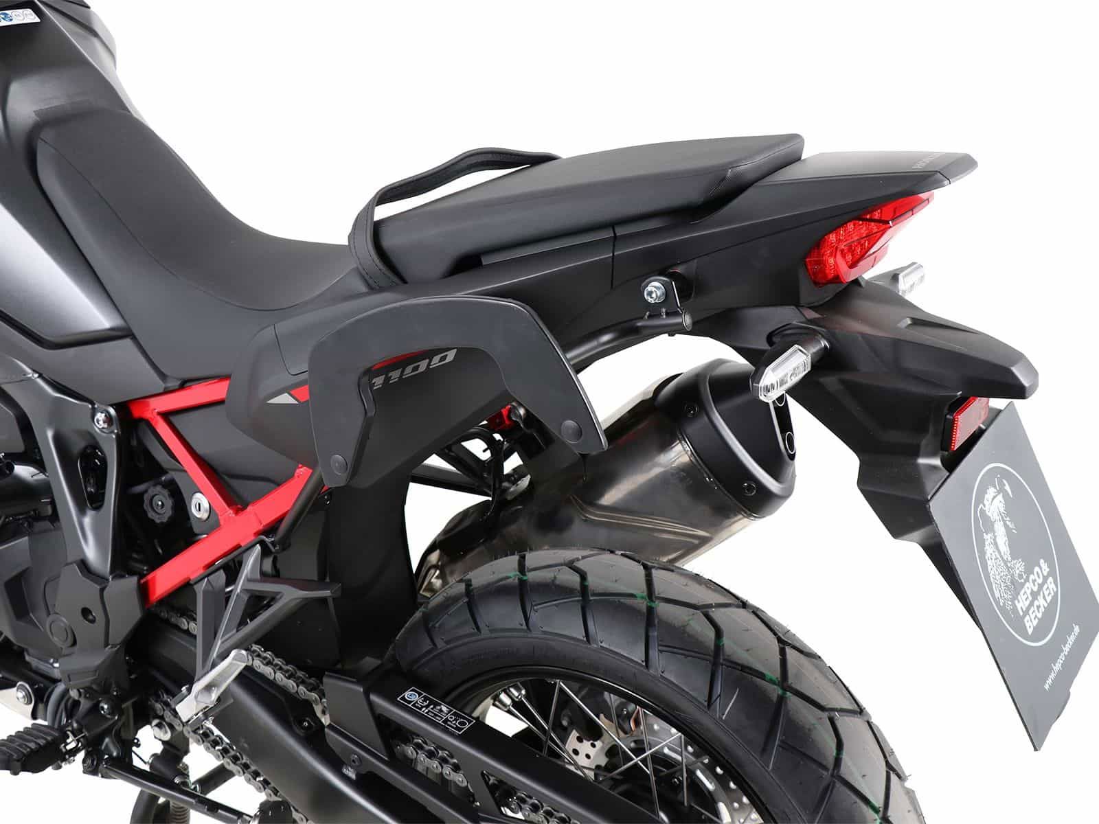 Hepco & Becker C-Bow tassendrager set zwart voor Honda CRF1100L Africa Twin vanaf 2019 tot vanaf 2023
