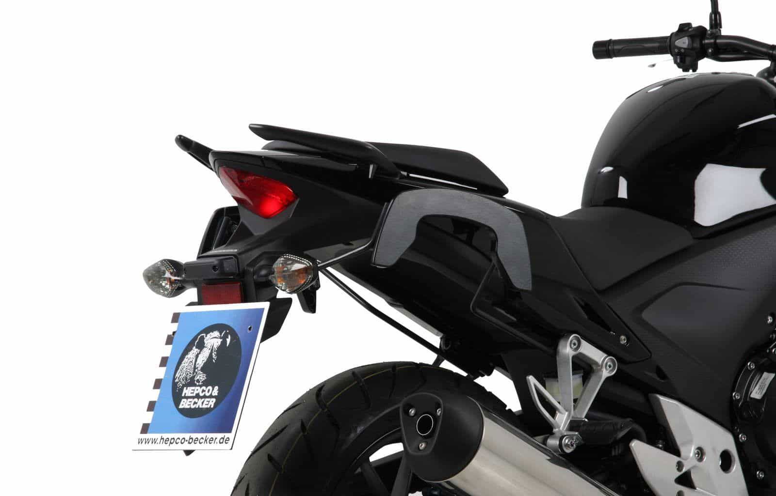 Hepco & Becker C-Bow tassendrager set antraciet voor Honda CBR500R vanaf 2013 tot 2015